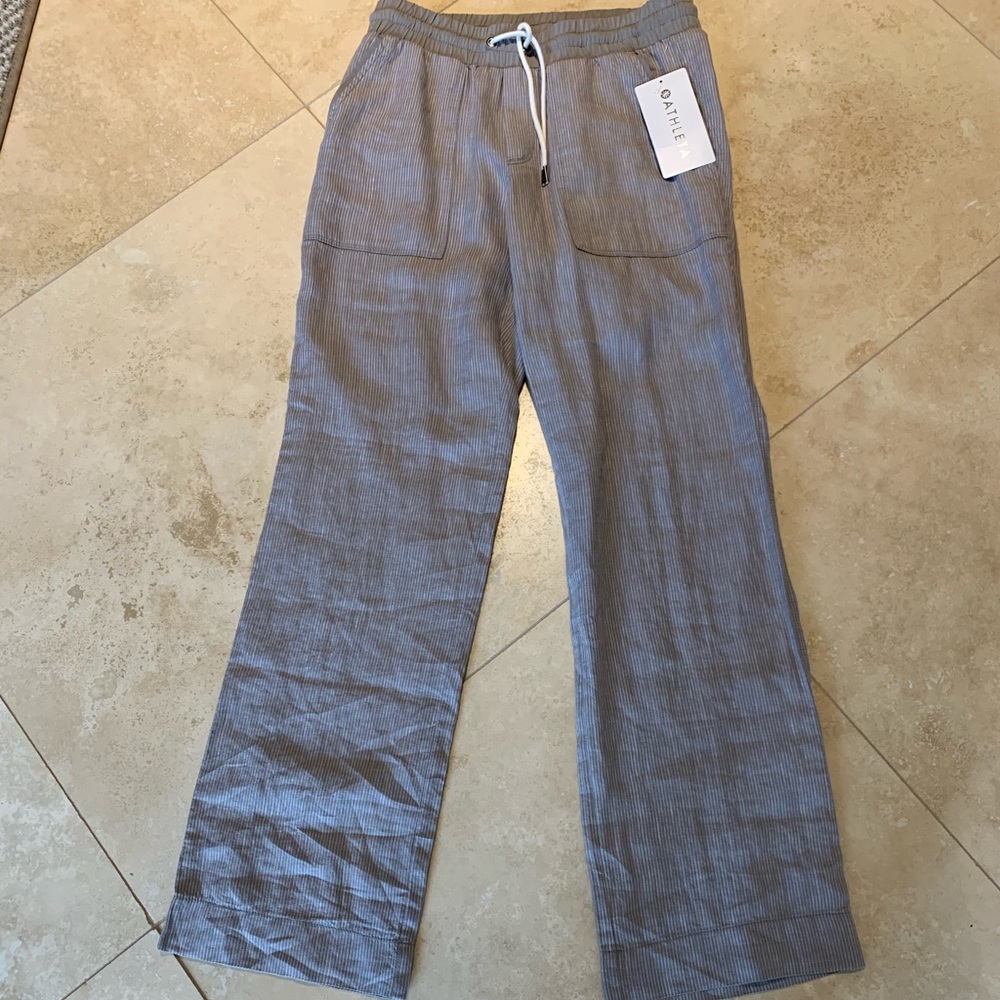 Stripe Bali Linen Trouser